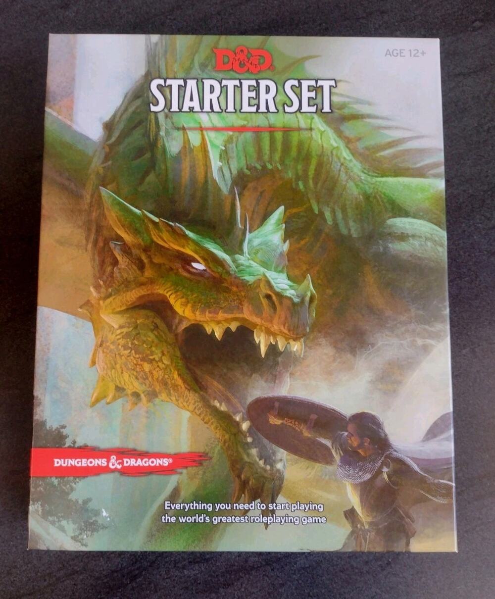 Dungeons & Dragons Starter Set D&D Lost Mine Of Phandelver Boxed Game Complete